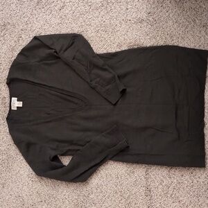 LOFT Dark green merino dress M